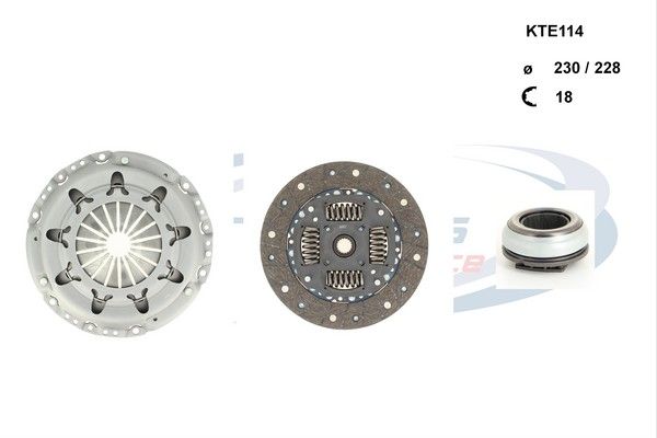 PROCODIS FRANCE Sidurikomplekt KTE114